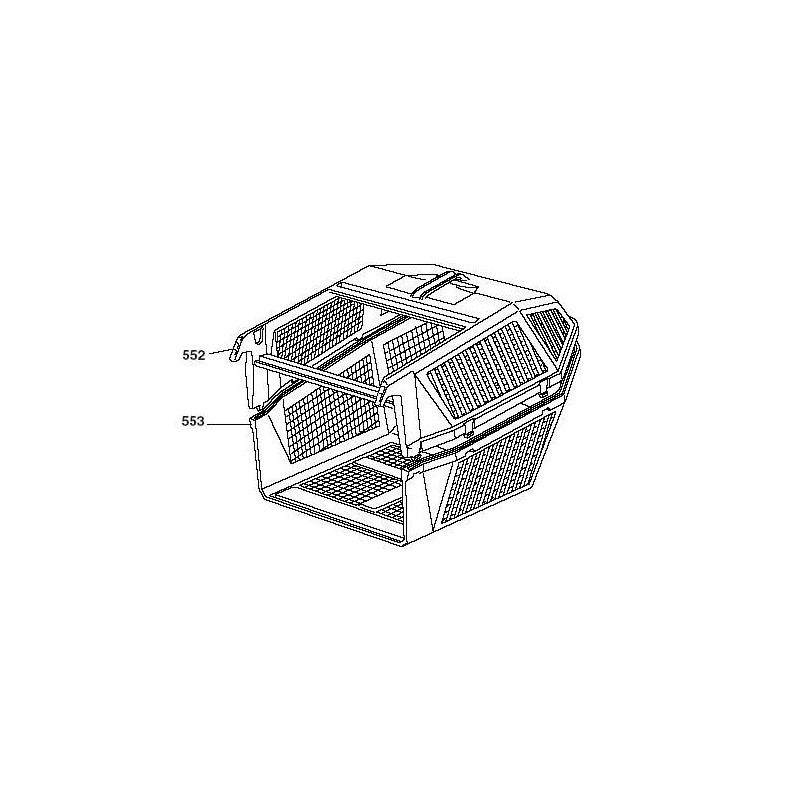 Partie Sup Rieur De Bac Pour Tondeuse Castelgarden Ggp